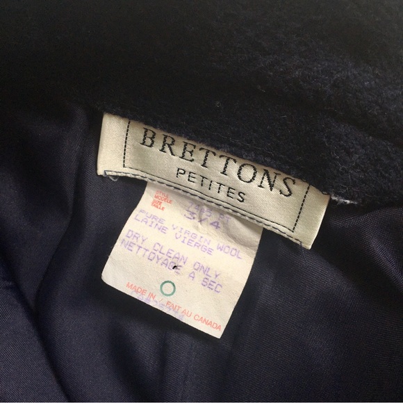 Vintage Wool Pencil Skirt (Navy Blue) - Picture 13 of 13